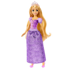 Disney Princess Rapunzel Posable Fashion Doll with Sparkling Clothing and Accessories for Kids Ages 3+