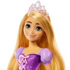 Disney Princess Rapunzel Posable Fashion Doll with Sparkling Clothing and Accessories for Kids Ages 3+