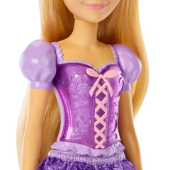 Disney Princess Rapunzel Posable Fashion Doll with Sparkling Clothing and Accessories for Kids Ages 3+