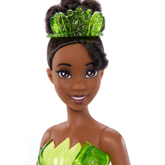 Disney Princess Tiana Posable Fashion Doll with Sparkling Clothing and Accessories for Kids Ages 3+