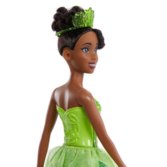 Disney Princess Tiana Posable Fashion Doll with Sparkling Clothing and Accessories for Kids Ages 3+