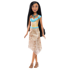 Disney Princess Pocahontas Posable Fashion Doll with Sparkling Clothing and Accessories for Kids Ages 3+