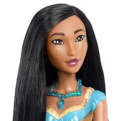 Disney Princess Pocahontas Posable Fashion Doll with Sparkling Clothing and Accessories for Kids Ages 3+