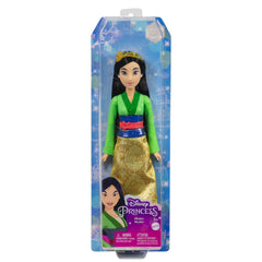 Disney Princess Mulan Posable Fashion Doll with Sparkling Clothing and Accessories for Kids Ages 3+