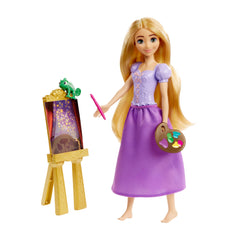 Disney Princess Rapunzel Fashion Doll with Pascal Figure and Accessories Inspired by the Disney Movie for Kids Ages 3+