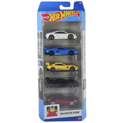 Hot Wheels 5 Car Gift Pack with 5 Premium Diecast Models - Design & Styles May Vary - Only 1 Pack Included