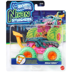 Hot Wheels Neon Smashers Mega Wrex Monster Truck Car for Ages 3 Years and Up