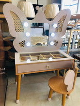 Kiddies Kingdom Butterfly Vanity Imaginative Play For Ages 3 and Above