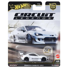 Hot Wheels Car Culture 1:64 Scale Premium Circuit Legends Pandem Subaru BRZ Toy Car for Ages 4+