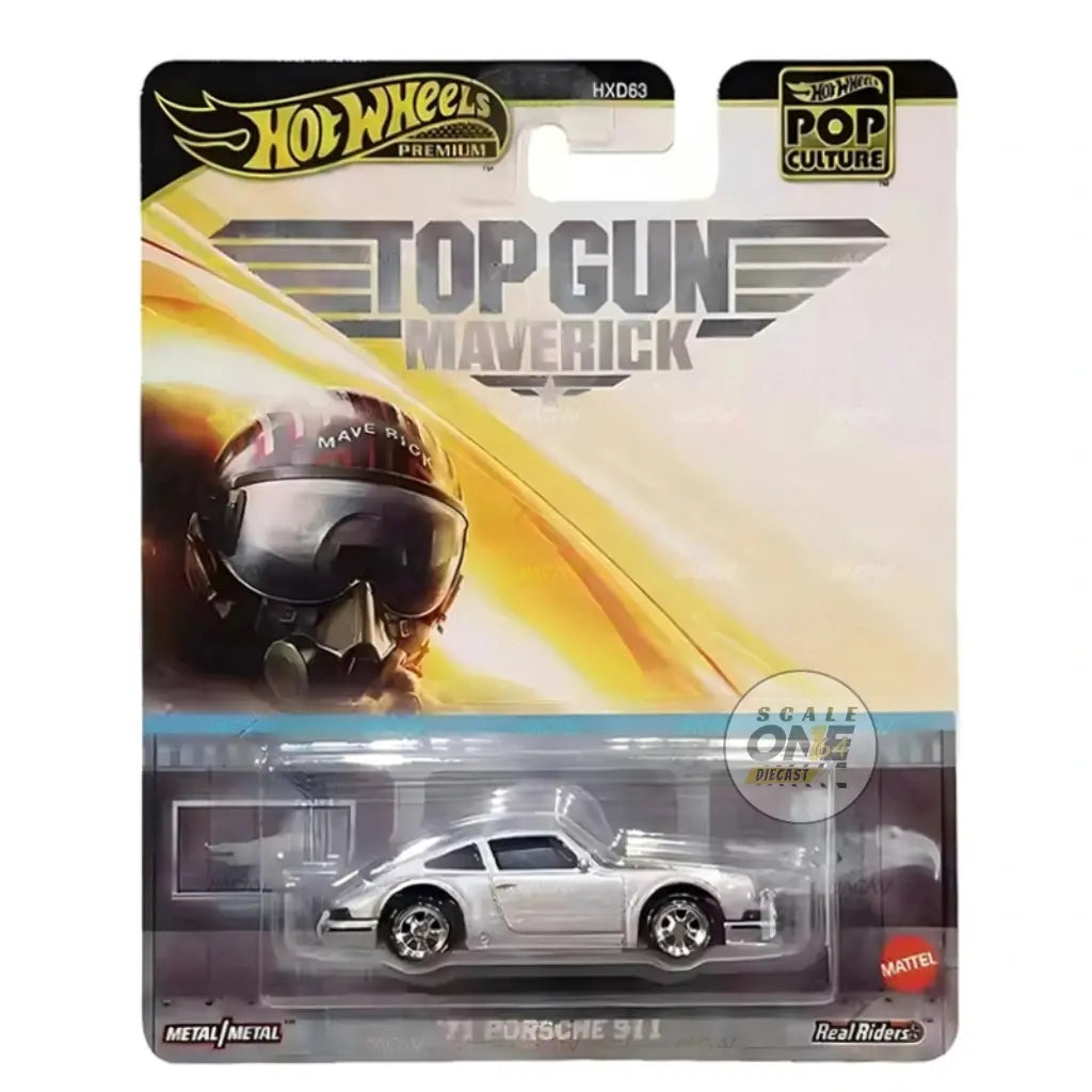 Hot Wheels 1:64 Scale Premium 71 Porsche 911 Toy Car For Ages 4+