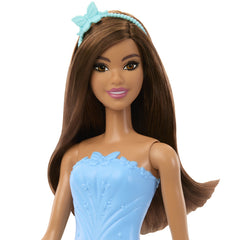 Barbie Royal Fashion Brown Hair Blue Butterfly-Themed Monochromatic Look Doll with Removable Skirt & Accessories For Kids Ages 3 Years & UP