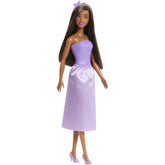 Barbie Royal Fashion Brown Hair Purple Butterfly-Themed Monochromatic Look Doll with Removable Skirt & Accessories For Kids Ages 3 Years & UP