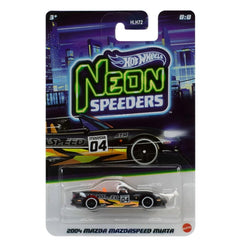 Hot Wheels Neon Speeder 2026 Edition 1:64 Scale 2004 Mazda Mazdaspeed Miata Die-Cast Vehicles For Ages 3+