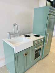 Kiddies Kingdom Large Pastel Kitchen Imaginative Play For Ages 3 and Above