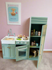Kiddies Kingdom Large Pastel Kitchen Imaginative Play For Ages 3 and Above