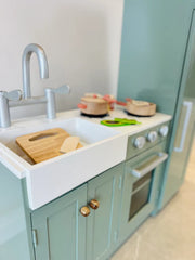 Kiddies Kingdom Large Pastel Kitchen Imaginative Play For Ages 3 and Above