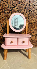 Kiddies Kingdom Princess Mini Vanity Imaginative Play For Ages 3 and Above