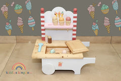 Kiddies Kingdom Ice Cream Cart Imaginative Play For Ages 3 and Above