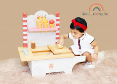 Kiddies Kingdom Ice Cream Cart Imaginative Play For Ages 3 and Above