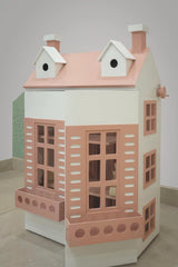 Kiddies Kingdom Wooden Dollhouse - Doors and lift Imaginative Play For Ages 3 and Above