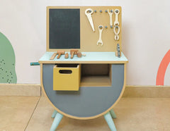 Kiddies Kingdom Carpentry Work Bench Imaginative Play For Ages 3 and Above