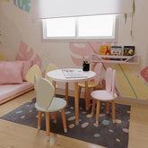 Kiddies Kingdom Round table with Ratatoullie chair Table & Chair For Ages 3 and Above