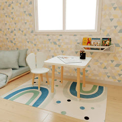 Kiddies Kingdom Round table with Ratatoullie chair Table & Chair For Ages 3 and Above