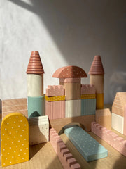 Kiddies Kingdom Large Builder Pack Wooden Blocks For Ages 3 and Above