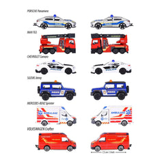 Majorette S.O.S Edition Vehicles, Design & Style May vary, Only 1 Car Included
