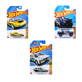 Hot Wheels Mainline Series 3 Car Combo Pack Including Models - Mazda RX7, Chevy Silverado & Track Dwagon For Kids and Collectors