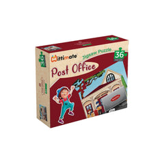 Mittimate Post Office Jigsaw Puzzle – 36-Piece Cardboard Puzzle for Kids (Ages 4-6) | Fun, Learning & Perfect Birthday Gift