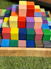 Kiddies Kingdom Stepped Pyramid Wooden Blocks For Beginners