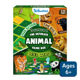 Skillmatics 3in1 The Ultimate Animal Game Box Board Games For Ages 6+