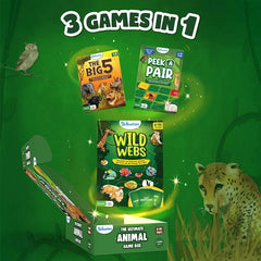 Skillmatics 3in1 The Ultimate Animal Game Box Board Games For Ages 6+