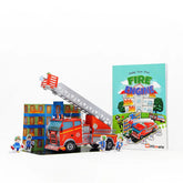 Mittimate Fire Engine Model Construction Book for Kids Age 8 to 12 Year Old I Make Your Own 3D Paper Model I Fun & DIY Book for Children