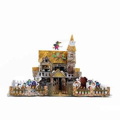 Mittimate Huaunted House Model Construction Book for Kids Age 8 to 12 Year Old I Make Your Own 3D Paper Model I Fun & DIY Book for Children