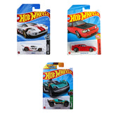 Hot Wheels Mainline Series 3 Car Combo Pack Including Models - Ford GT, ’84 Mustang SVO & Later Crater For Kids and Collectors
