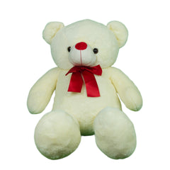 Play Hour Wolly The Teddy Bear Plush Soft Toy for Ages 3 Years and Up - White, 95cm