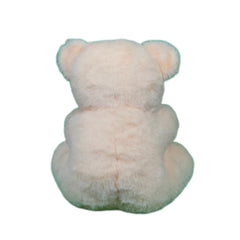 Play Hour Wonder Teddy Bear Plush Soft Toy with Bow for Ages 3 Years and Up - Cream, 30cm