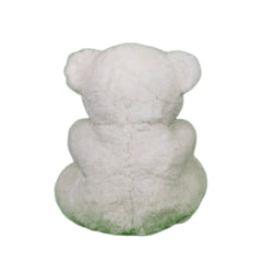 Play Hour Wonder Teddy Bear Plush Soft Toy with Bow for Ages 3 Years and Up - White, 30cm