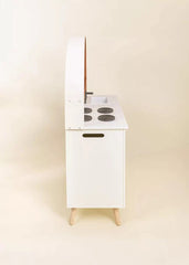 Kiddies Kingdom Wooden Play Kitchen Imaginative Play For Ages 3 and Above