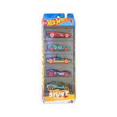 Hot Wheels 5 Car Gift Pack - HW Stunt Track Wave 1 Pack Of 5 For Kids & Collectors