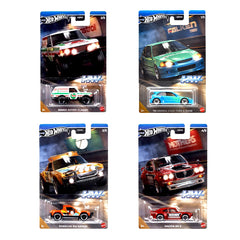 Hot Wheels Speed Graphics Edition Premium Die Cast Car Assortment Including 4 Collectible Cars For Collection