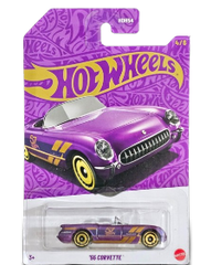 Hot Wheels 57th Anniversary Pearl & Chrome 2024 '1955 Corvette' Diecast Car