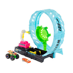 Hot Wheels Monster Trucks Glow-In-the Dark Epic Loop Challenge Playset for Ages 4+