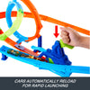 Hot Wheels Stunt Tracks Rapid Launch Cyclone Track Set & 1:64 Scale Die-Cast Toy Car for Kids Ages 4 Years & Up