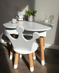 Kiddies Kingdom Set Of table & chair Table & Chair For Ages 2 Years and Above
