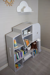 Kiddies Kingdom Elephant bookshelf Organisers For Ages 3 and Above