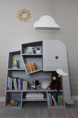 Kiddies Kingdom Elephant bookshelf Organisers For Ages 3 and Above