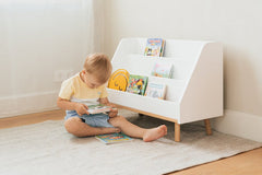 Kiddies Kingdom Children bookshelf with levels Organisers For Ages 3 and Above